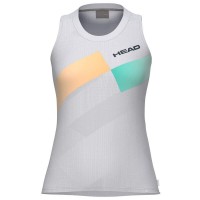 Camiseta Feminina Branca Laranja da Head Pro
