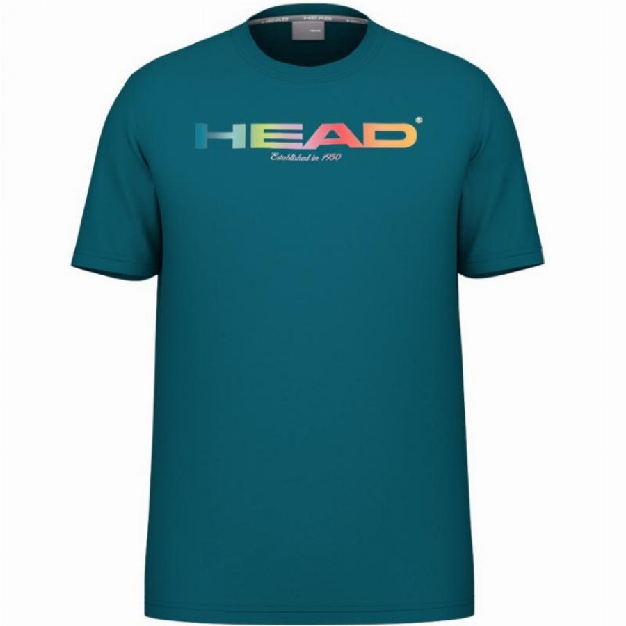 Head Rainbow Teal Blue T-Shirt  Offer + Cheap
