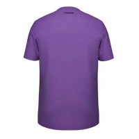 Camiseta Roxa Arco-Íris da Cabeça