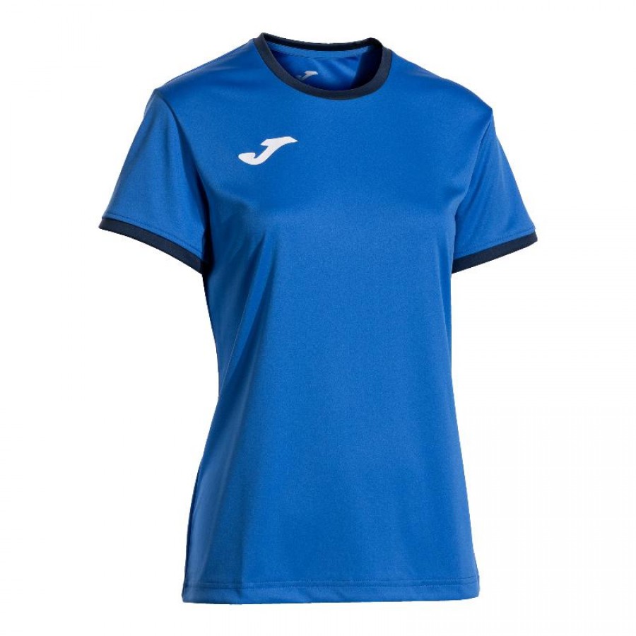 Camiseta Joma Combi Royal Navy Blue para Mulheres