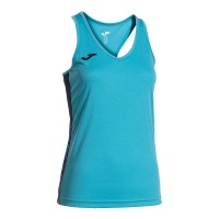 Camiseta Joma Olimpiada Turquesa Azul Marinho Feminina