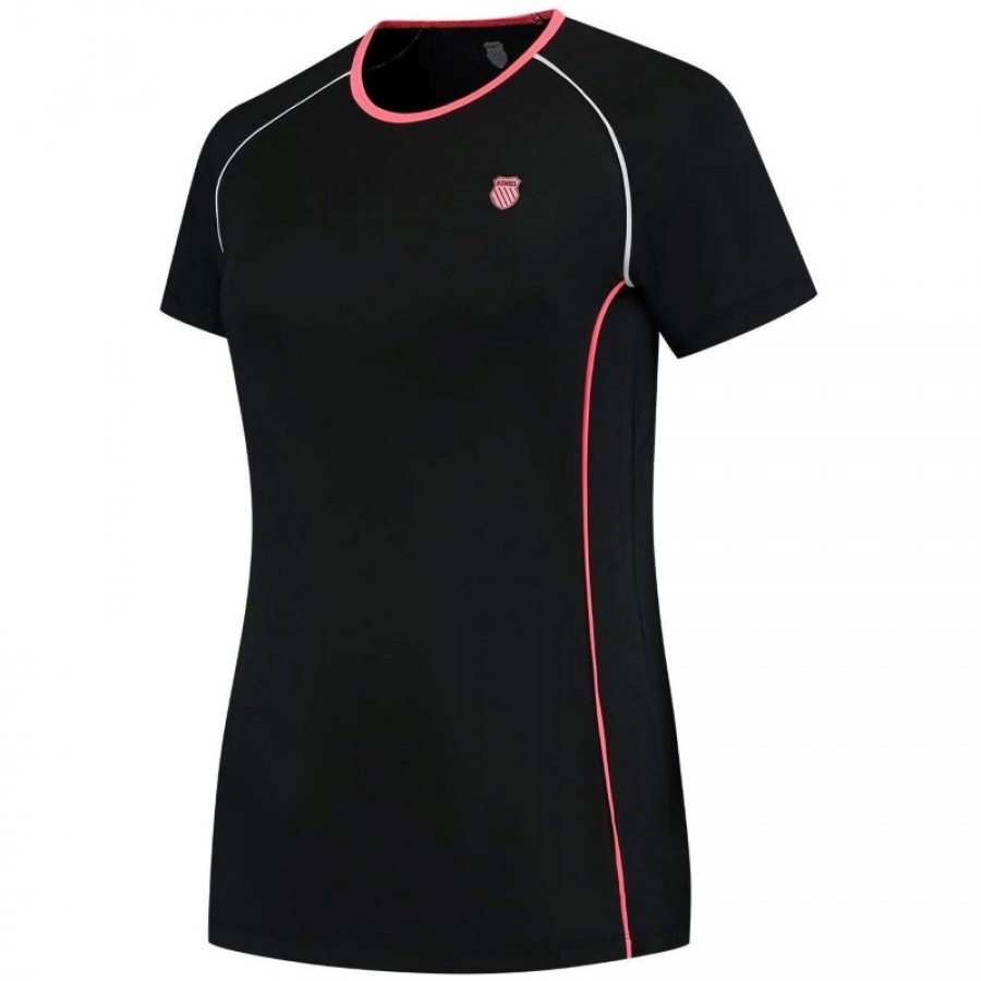 Camiseta Kswiss Hypercourt Crew 4 Negro Mujer  Offer + Cheap