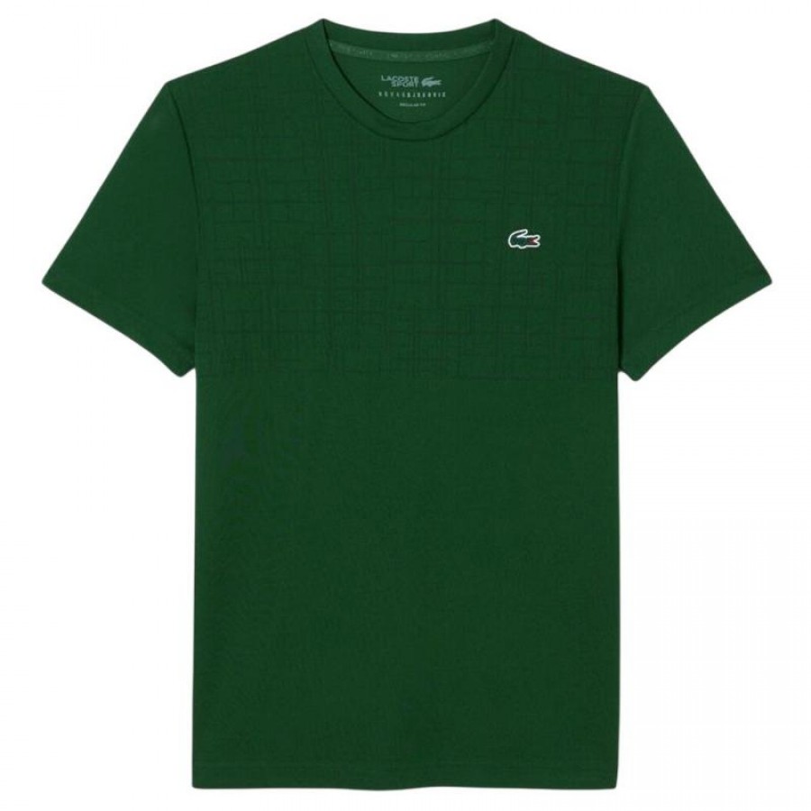T-shirt Lacoste Novak Djokovic Ultra Dry Vert