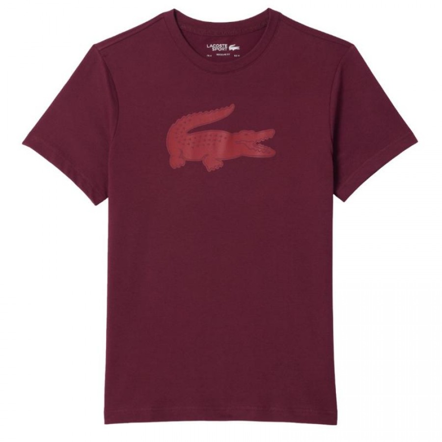 T-Shirt Lacoste Sport Borgonha  Oferta + Barato