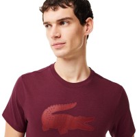 T-Shirt Lacoste Sport Borgonha  Oferta + Barato