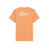 Camiseta Lacoste Sport Grafica Naranja