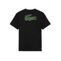 T-shirt Lacoste Sport Graphic Noir Vert