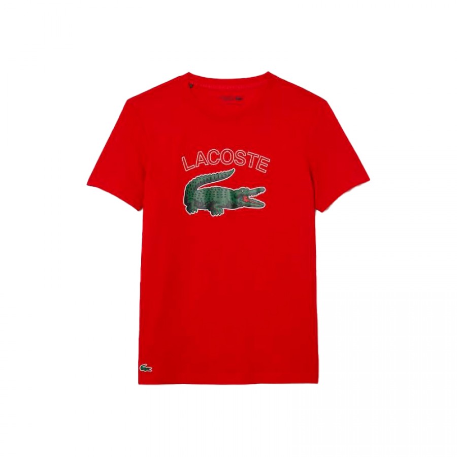 Lacoste Sport T-shirt Red  Offer + Cheap