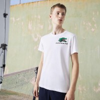 Lacoste Sport Tennis T-shirt White  Offer + Cheap