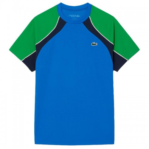 Camiseta Lacoste Ultra Dry Azul Marino Verde