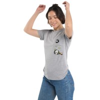 Lok The Juggler Grey Women''s T-Shirt  Offer + Cheap