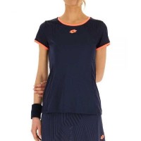 T-Shirt Femme Lotto Superrapida V Bleu Marine