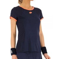T-Shirt Femme Lotto Superrapida V Bleu Marine