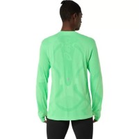 Camiseta Manga Larga Asics Road Seamless Top Verde