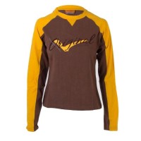 Camiseta de manga comprida Varlion MD M/L06-MC627 Marrom Mulher