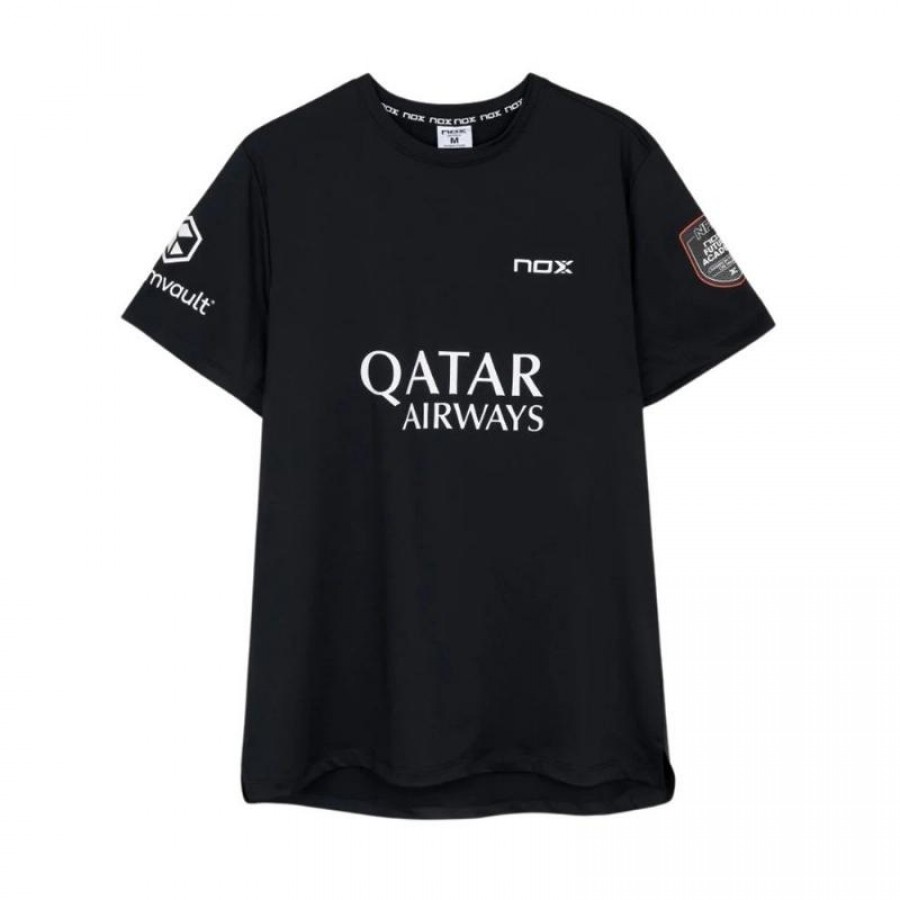 Camiseta Nox Agustin Tapia patrocina AT10 Negro 2026