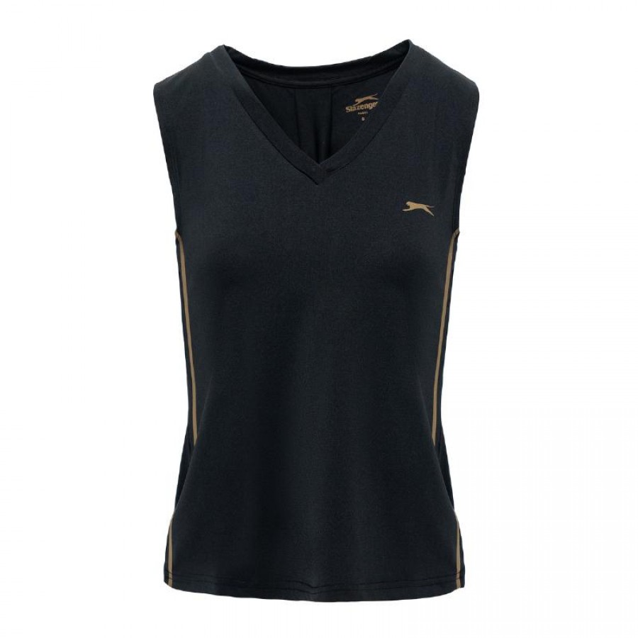 Camiseta Feminina Lola Negra Slazenger  Oferta + Barato
