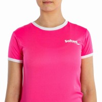 Softee Galaxy Fuchsia Fluor White Women''s T-Shirt