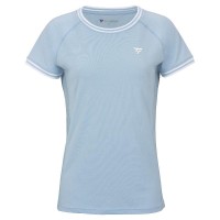 Camiseta Tecnifibre Team Stretch Azul Glaciar Mujer