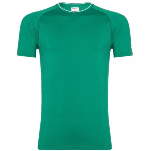 Camiseta Wilson Team Seamless Crew Verde