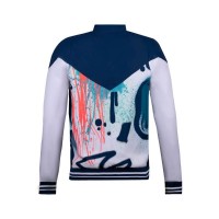 Chaqueta Bidi Badu Hayo Blanco Azul Oscuro