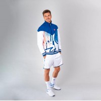 Chaqueta Bidi Badu Hayo Blanco Azul Oscuro