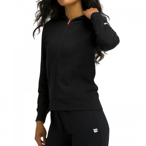 Jaqueta Wilson Team Zip Feminino Preto