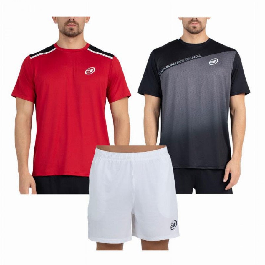 Bullpadel Adventure Summit White Set x3
