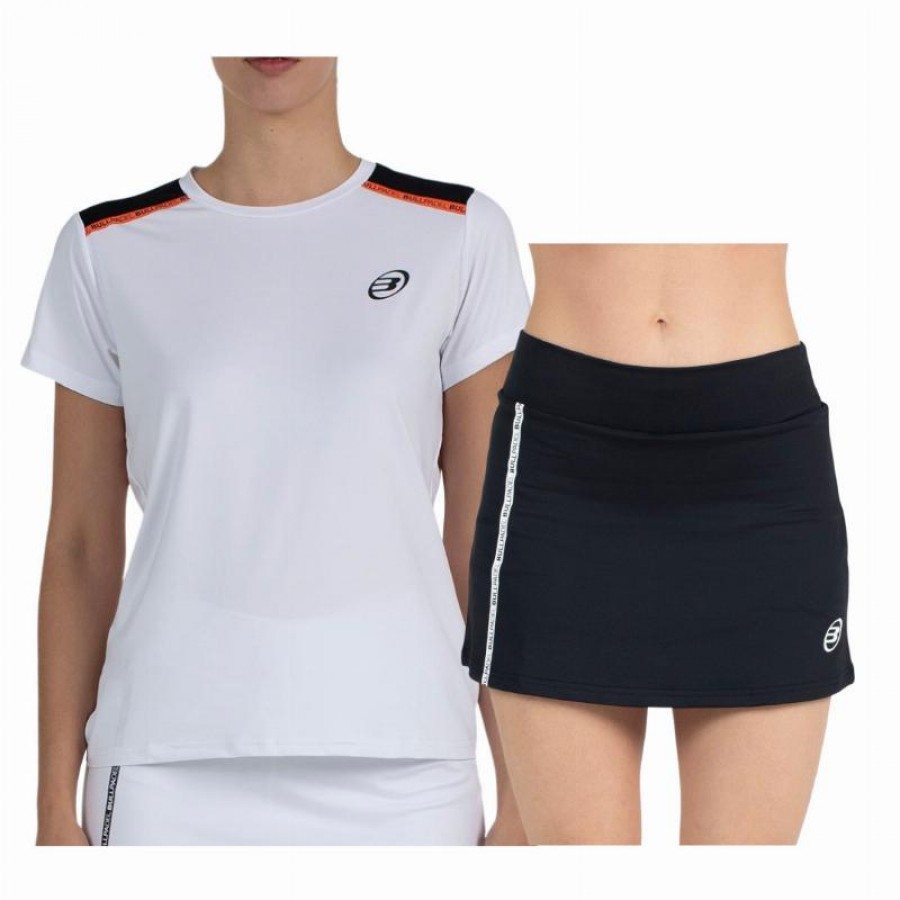 Bullpadel Adventure W Performance White Black Set