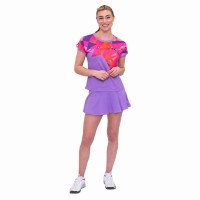Falda Bidi Badu Spike Printed Wavy Lila Rosa  Offer + Cheap