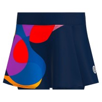 Bidi Badu Twiggy Printed Wavy Dark Blue Mix Junior Skirt  Offer + Cheap