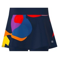 Bidi Badu Twiggy Printed Wavy Dark Blue Mix Junior Skirt  Offer + Cheap