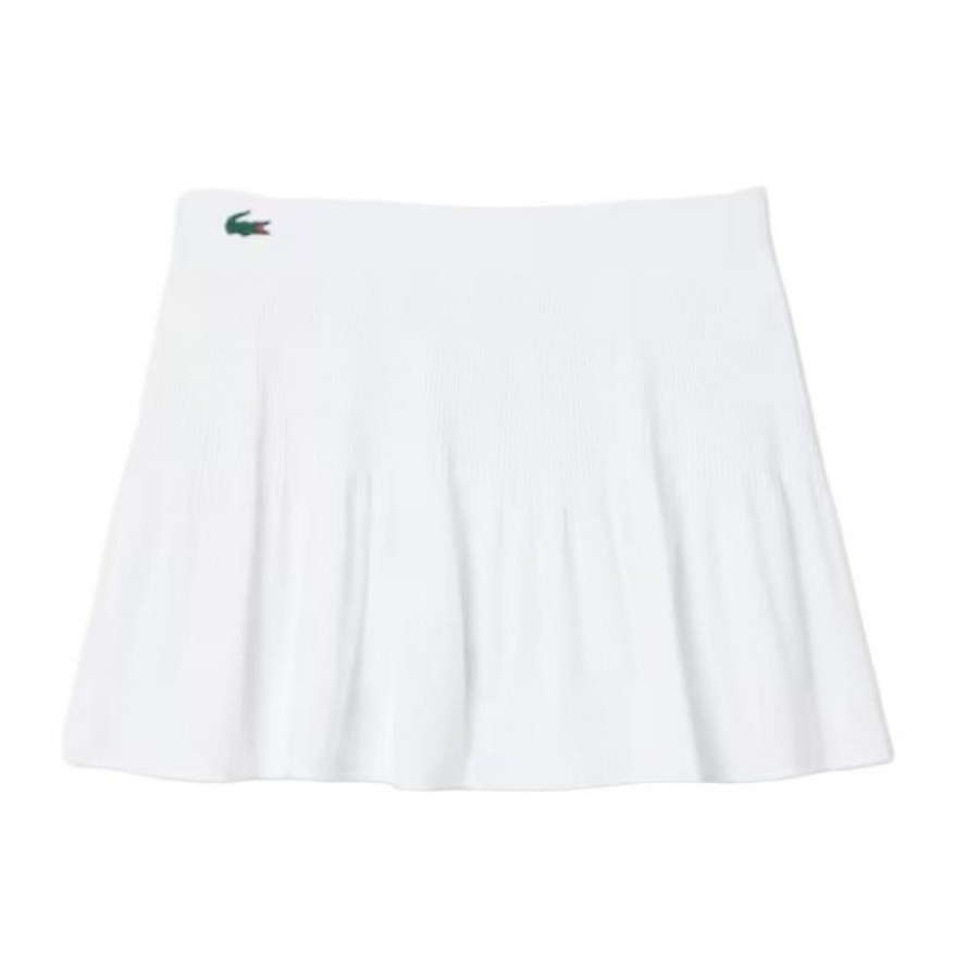 Falda Lacoste Tenis Ultra Dry Blanco