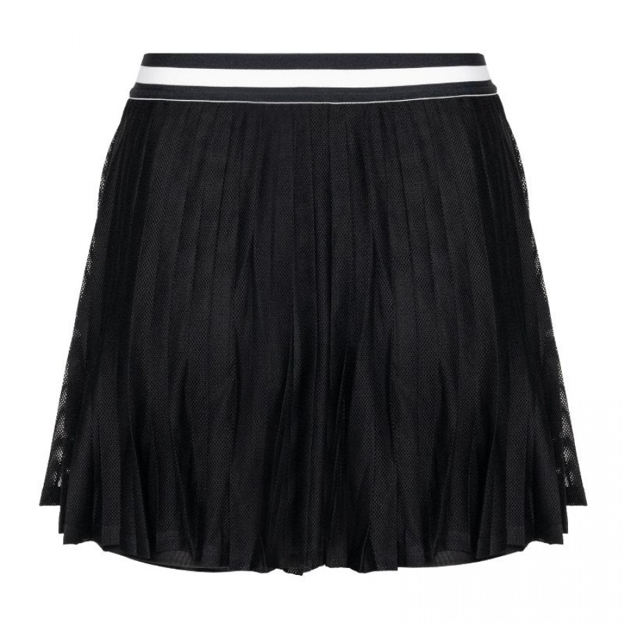 Falda Wilson Team Pleated Negro  Offer + Cheap