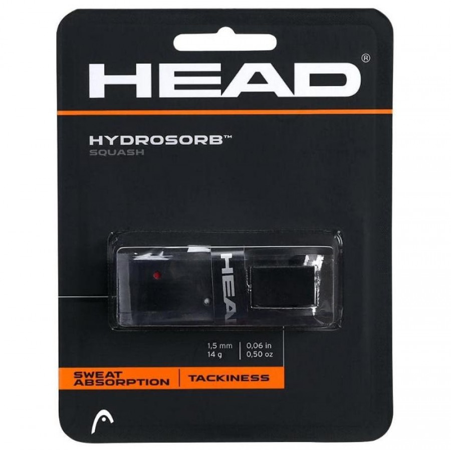 Poignee de remplacement Squash Head Hydrosorb Noir Rouge  Offre - Pas cher
