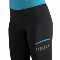 Endless Cross Pocket Leggings Noir Petrole  Offre - Pas cher