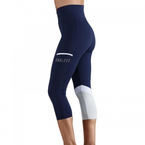 Mallas Endless Line Pocket HW Azul Marino