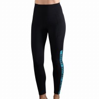 Leggings Endless Syncro Preto Petróleo  Oferta + Barato