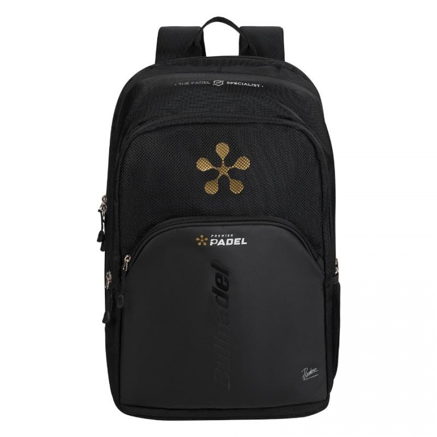 Bullpadel Pablo Cardona Premier Padel Vertex Geo BPM26008 Black Backpack