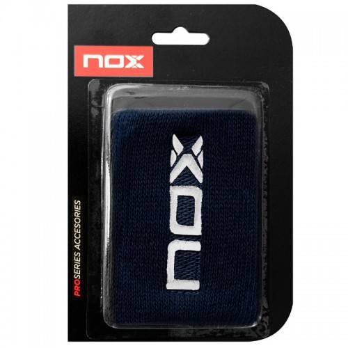 Munequeras Nox Bleu Logo Blanc 2 Unites