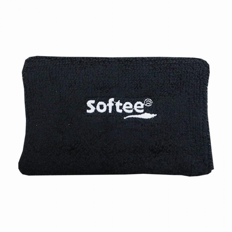Munequera Softee Ancha Negro 1 Unidad