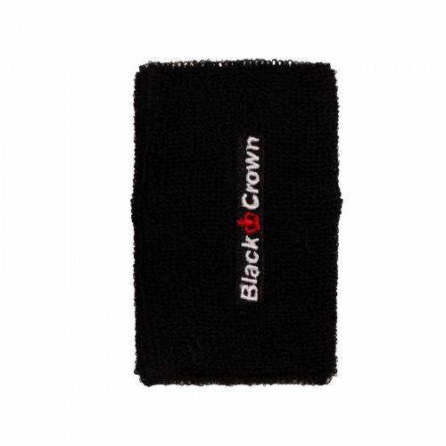 Muñequeras Black Crown Largas Negro 2 Unidades