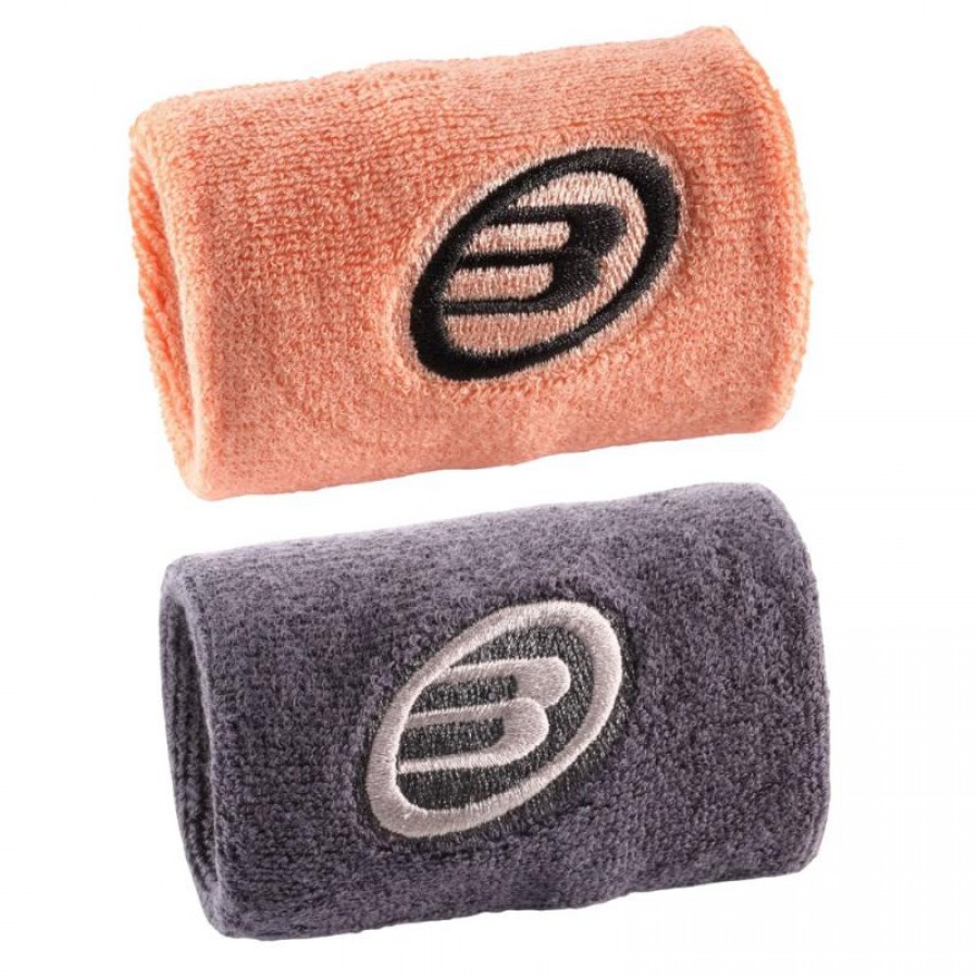 Muñequeras Bullpadel BPMU253 I Azabache Albaricoque  Oferta + Barato