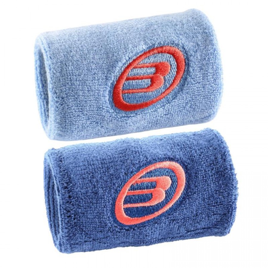 Muñequeras Bullpadel BPMU253 I Azul Celeste Azul Sombra  Oferta + Barato
