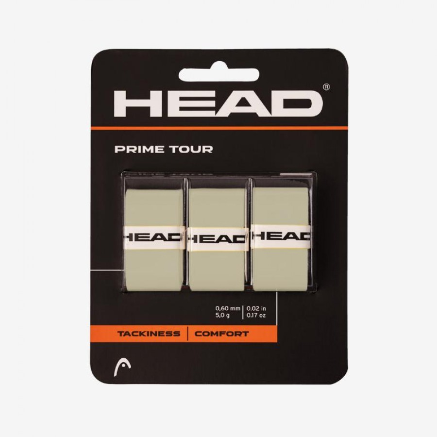 Overgrips Head Prime Tour Grey 3 unites PADELPOINT Overgrips Head Prime Tour Grey 3 unites