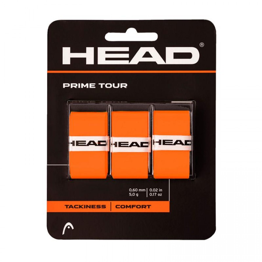 Surgrips Head Prime Tour Orange 3 unités  Offre - Pas cher