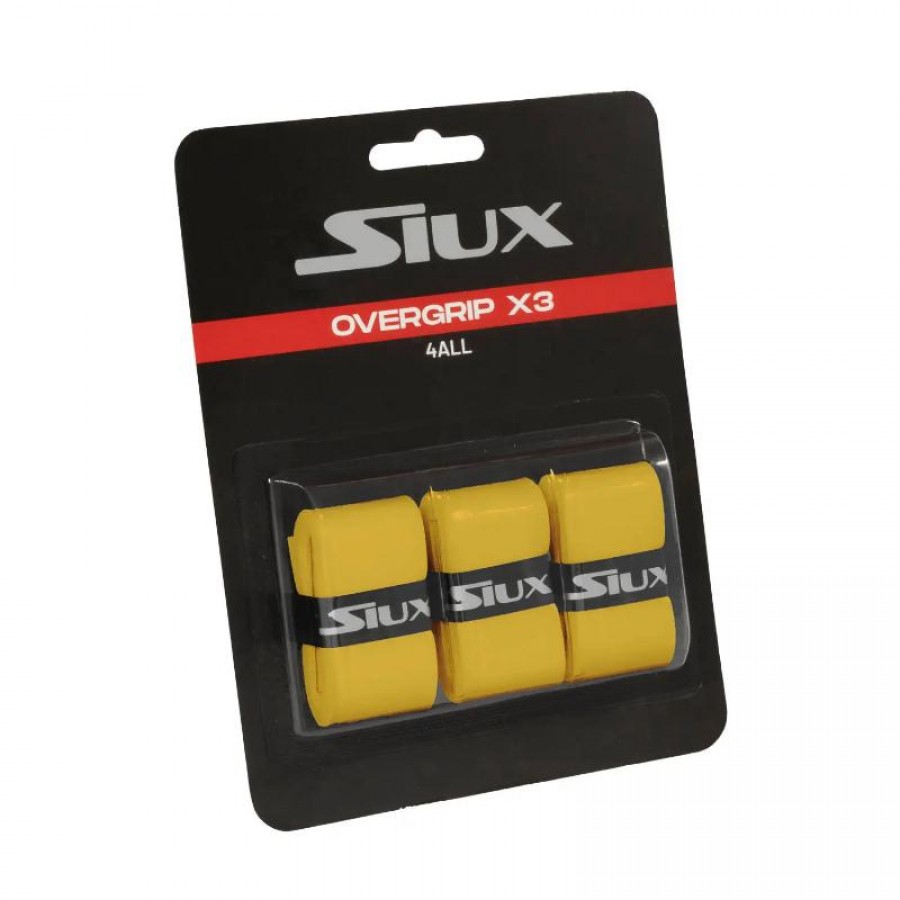 Siux For All Yellow Overgrips 3 Unidades  Oferta + Barato
