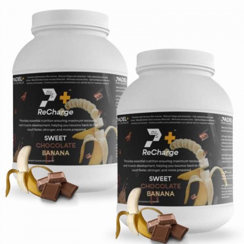 Pack Bote Padel Performance ReCharge Banane Chocolat X2