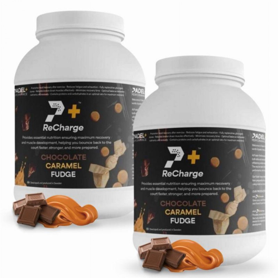 Pacote Bote Padel Performance ReCharge Chocolate Caramelo X2  Oferta + Barato