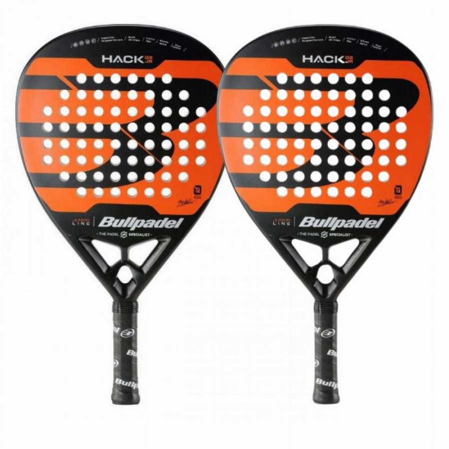 Pack Pala Bullpadel Paquito Navarro Hack 03 Junior 2024 X2  Offre - Pas cher